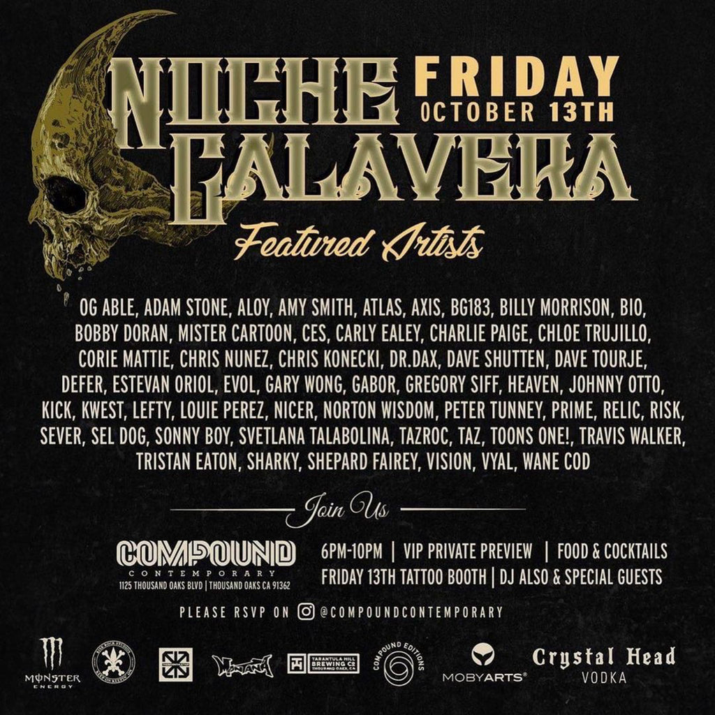 8th annual Noche De Calavera show At Compound Contemporary Gallery ...